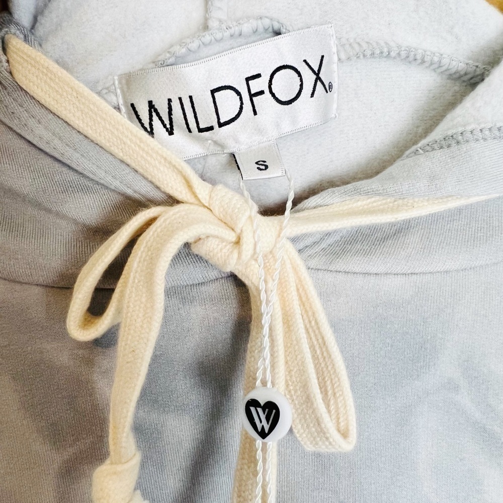 Wildfox Raw Hem Crop Hoodie - Picture 7 of 10